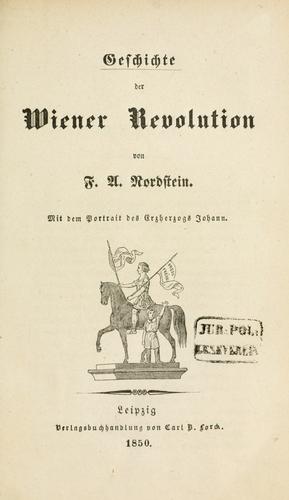 Geschichte der Wiener Revolution