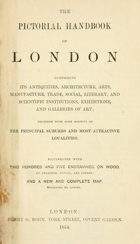 The pictorial handbook of London