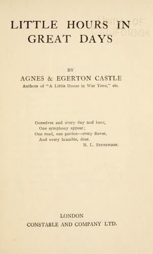 Little hours in great days