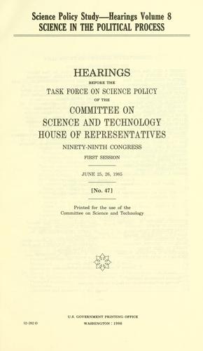 Science in the political process