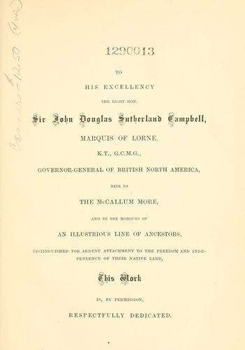 The Scot in British North America