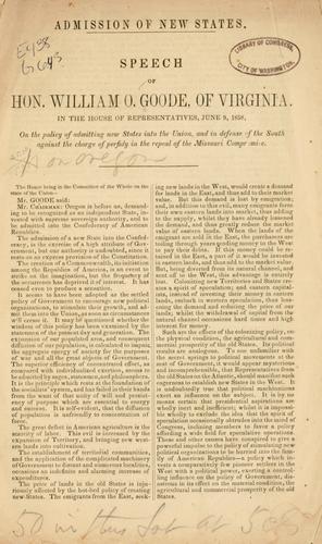 Admission of new states