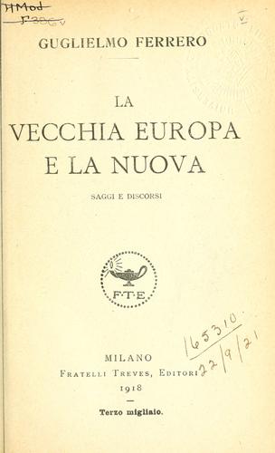 La vecchia Europa e la nuova