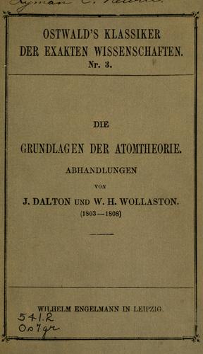 Die Grundlagen der Atomtheorie