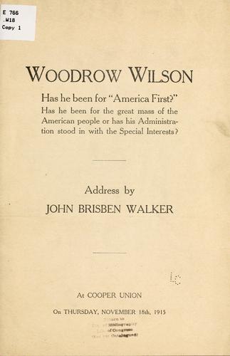 Woodrow Wilson