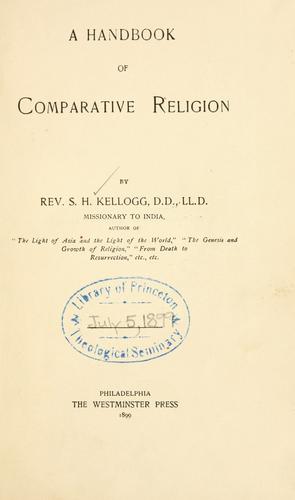 A handbook of comparative religion