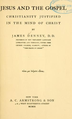 Jesus and the gospel