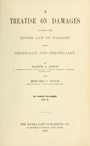 A treatise on damages
