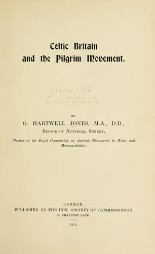 Celtic Britain and the Pilgrim movement