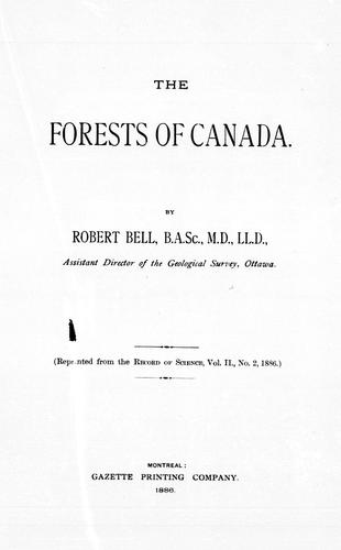 The forests of Canada
