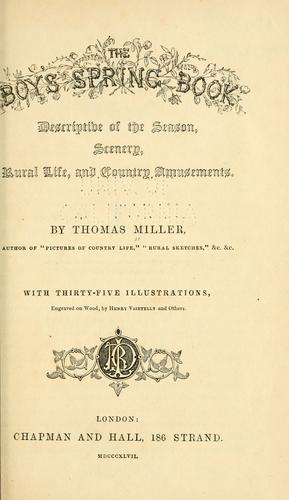 The boy's spring book