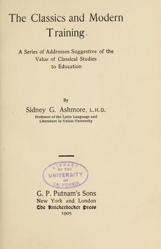 The classics and modern training