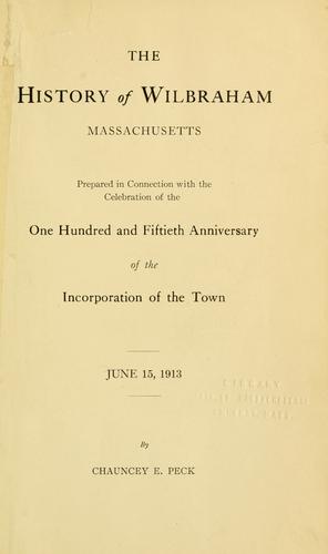 The history of Wilbraham, Massachusetts