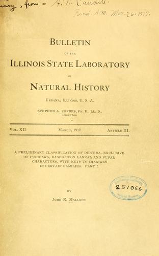 A preliminary classification of Diptera