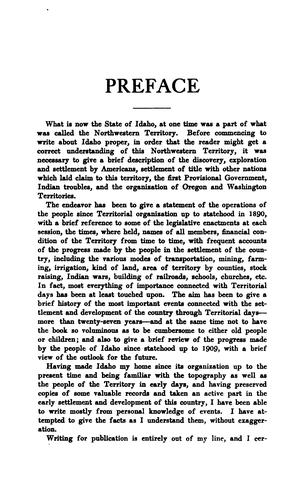The history of Idaho