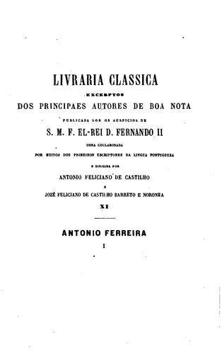 Antonio Ferreira, poeta quinhentista