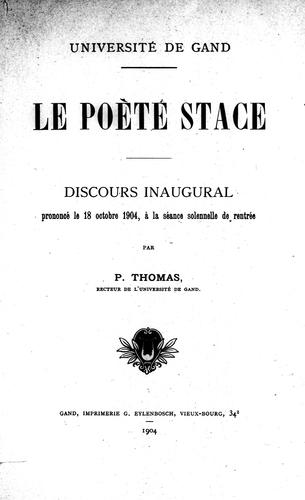 Le poète Stace
