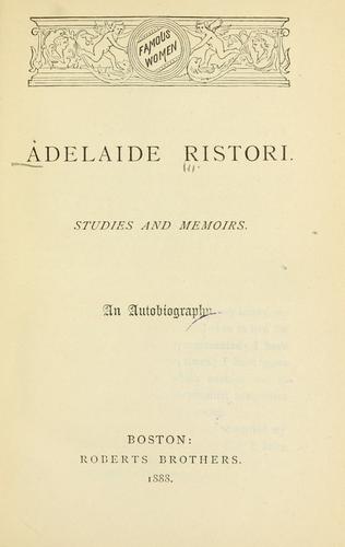 Adelaide Ristori