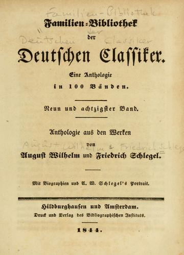 Anthologie aus den Werken