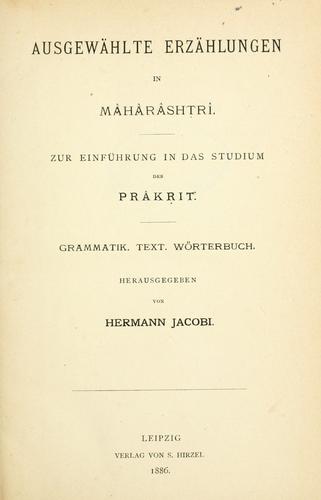 Ausgewählte Erzählungen in Mahârâshtrî