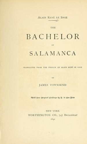 The bachelor of Salamanca
