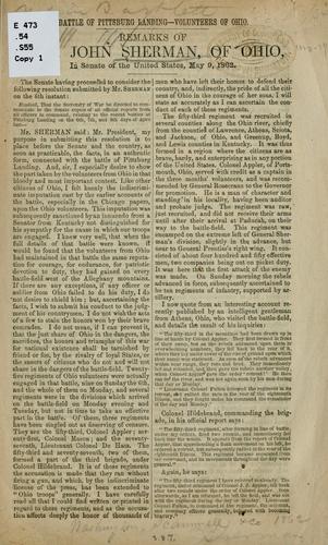 Battle of Pittsburg Landing--Volunteers of Ohio
