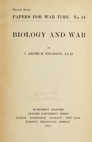 Biology and war