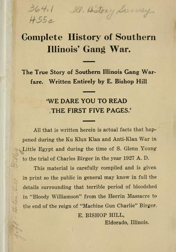 Complete history of southern Illinois' gang war