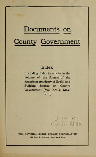 Documents on county government