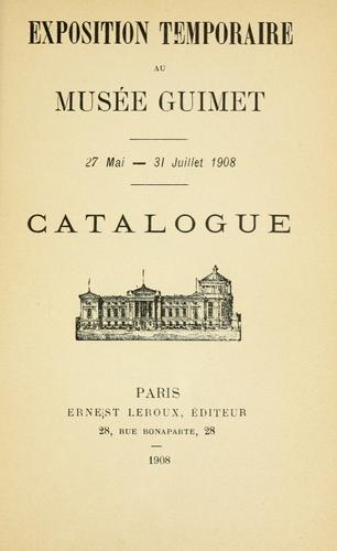 Exposition temporaire au Musée Guimet