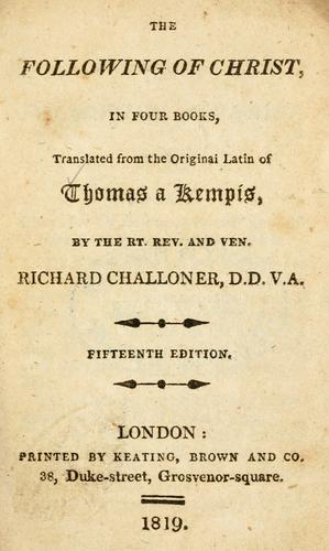 Imitation of Christ