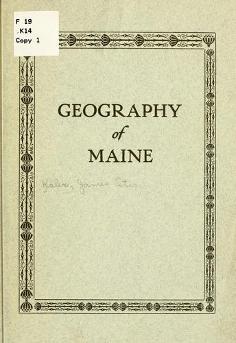 Geography of Maine
