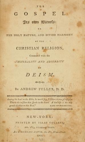 The Gospel its own witness