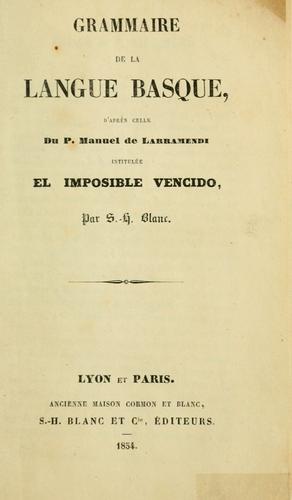 Grammaire basque