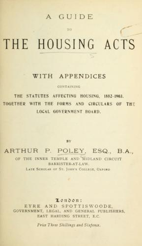 A guide to the housing acts
