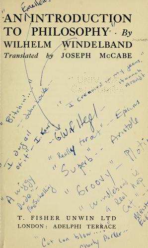An introduction to philosophy