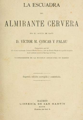 La escuadra del almirante Cervera