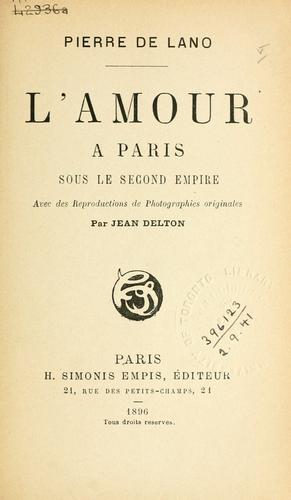 L' amour à Paris sous le Second Empire
