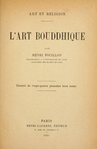 Lʹ art bouddhique