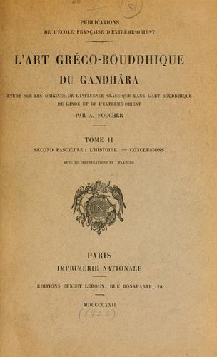 L' art gréco-bouddhique du Gandhâra