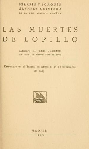 Las muertes de Lopillo