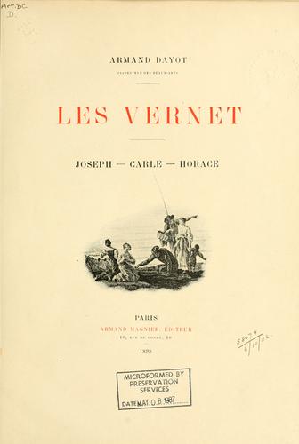 Les Vernet, Joseph, Carle, Horace