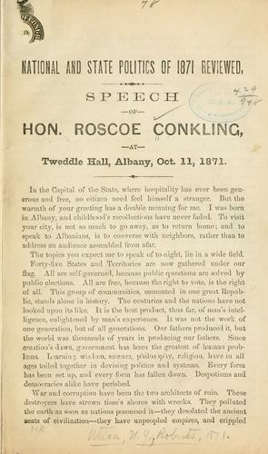 National and state politics of 1871 reviewed