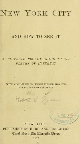 New York city and how to see it