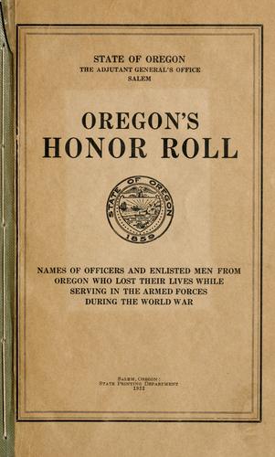 Oregon's honor roll