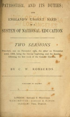 Patriotism, and its duties