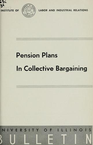 Pension plans in collective bargaining