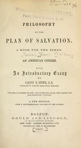 Philosophy of the plan of salvation