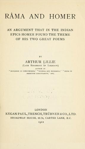 Râma and Homer