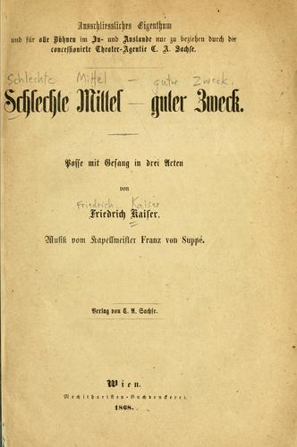 Schlechte Mittel--guter Zweck